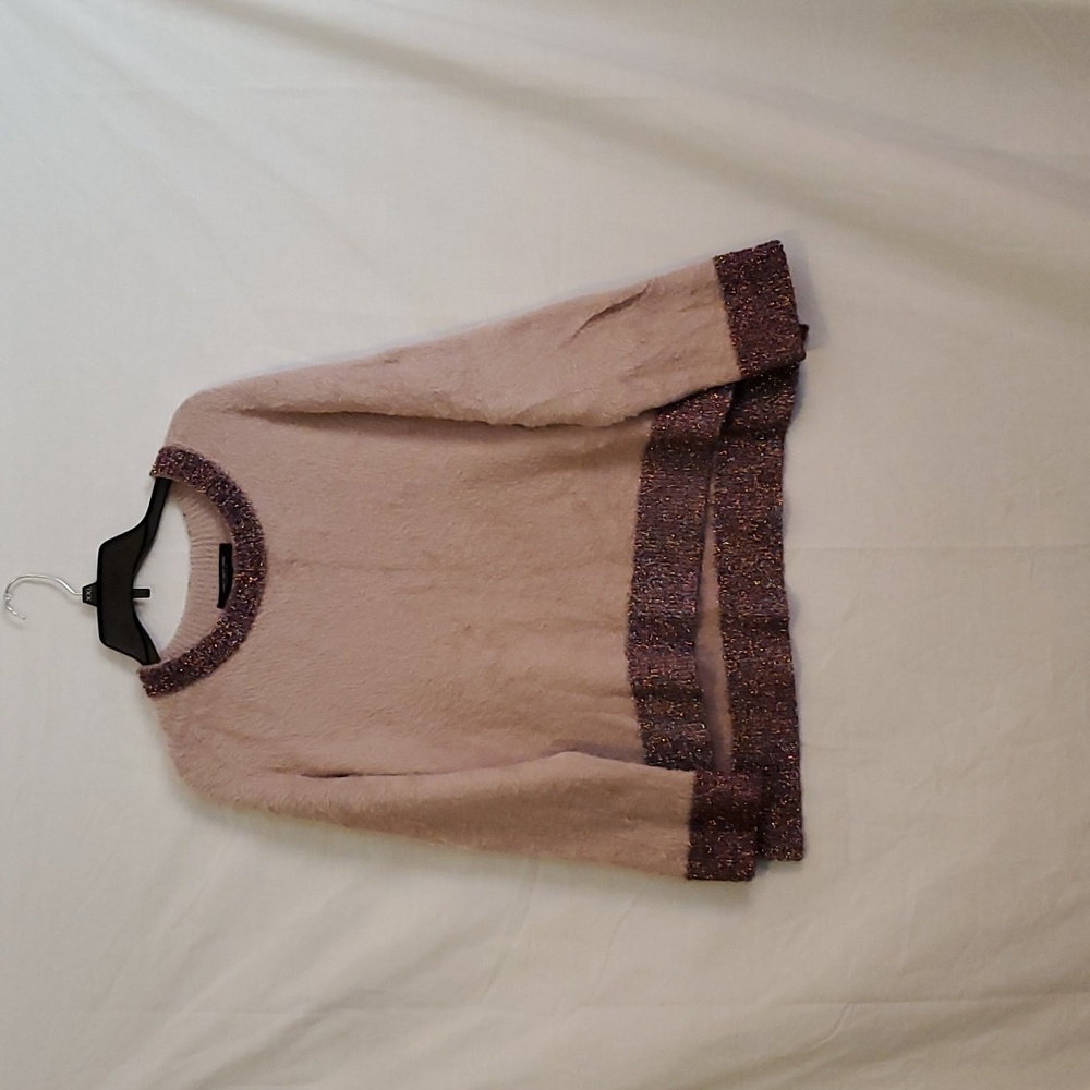 Marc New York pink sparkle sweater